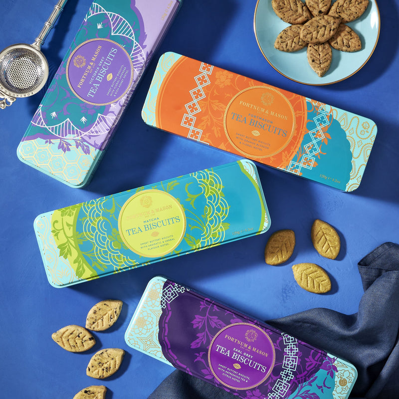 Fortmason orange blossom tea biscuits 120g, imported from the UK