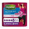 Depend Active-Fit Underwear for Women Large - 8 Pants GOODS Boots   