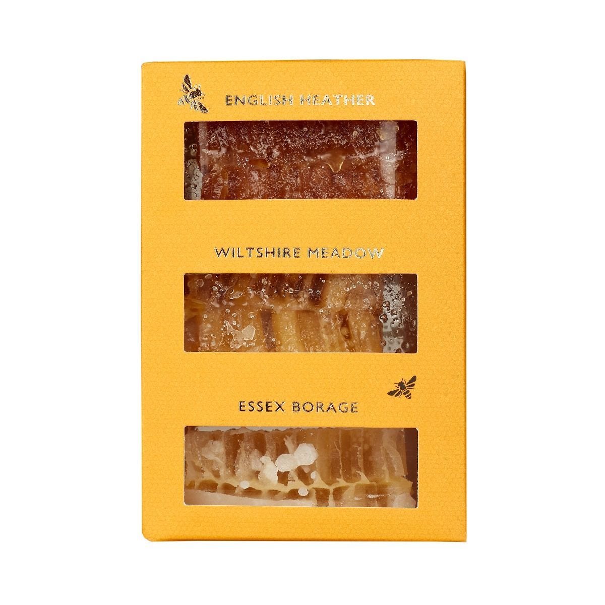 Honeycomb Taster Selection 240g three honey varieties - British product