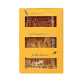 Honeycomb Taster Selection 240g three honey varieties - British product