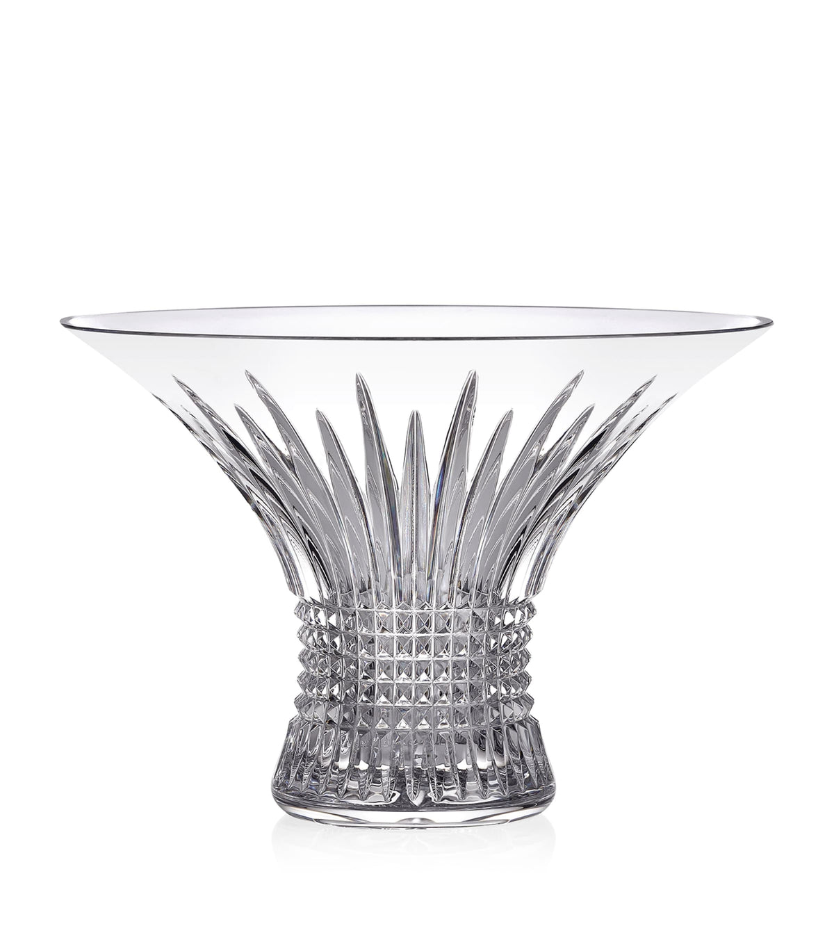 Waterford Lismore Diamond crystal centrepiece 30cm (British brand)
