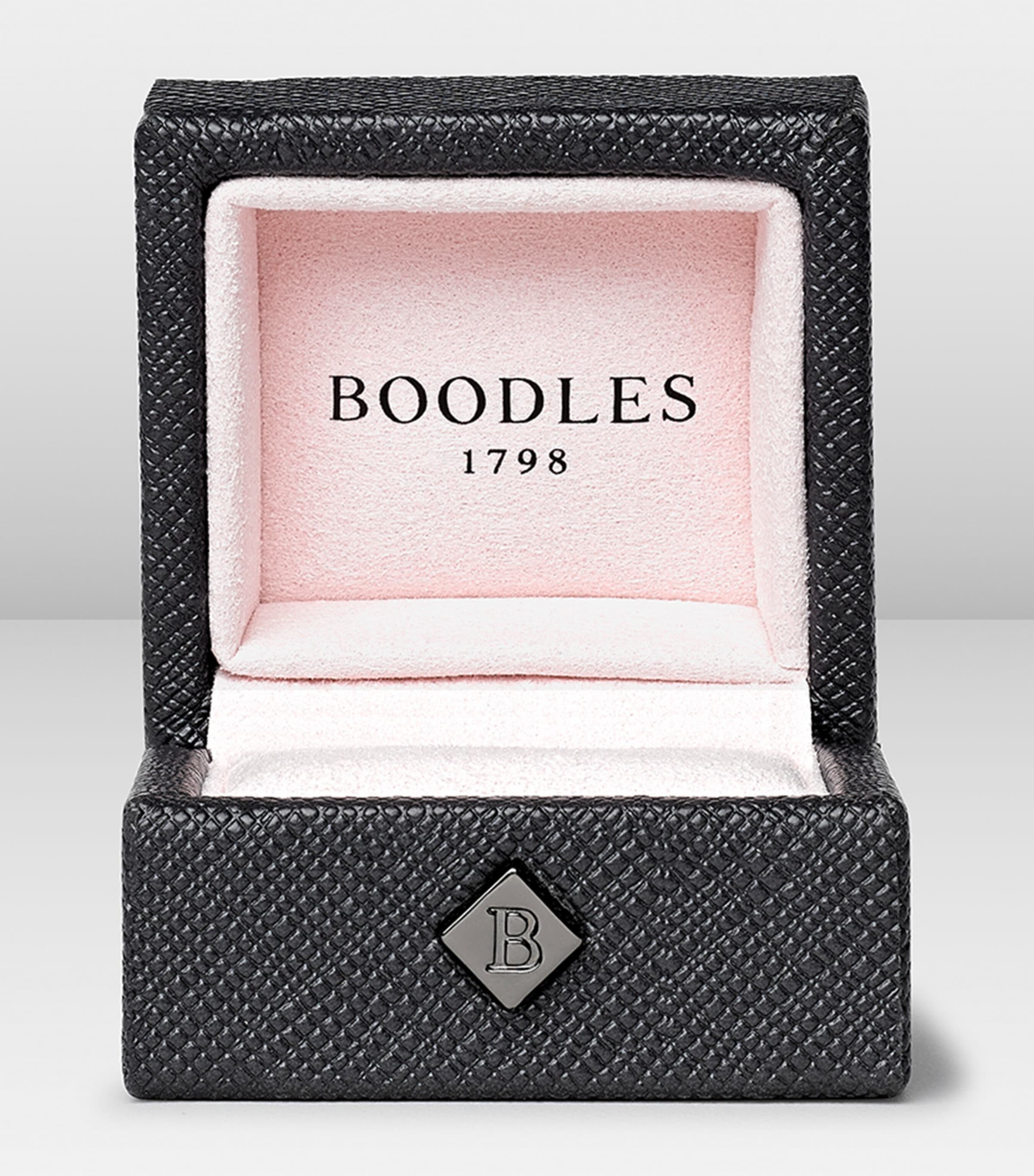 Boodles Platinum and Diamond Classic Stud Earrings - British product