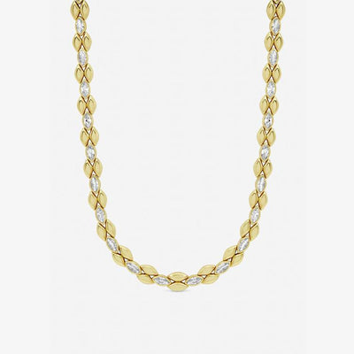 Argos Jon Richard Gold Plated Crystal Necklace, 40.6cm Chain- Buy online at McGrocer