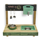 Plum Play Splash & Mash mud kitchen wall-mounted, imported from the UK