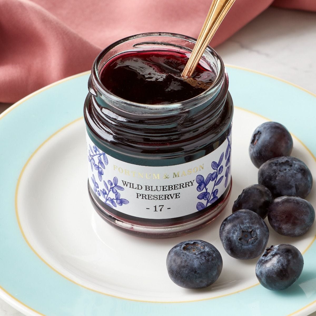 Wild Blueberry Preserve 100g, imported from the UK