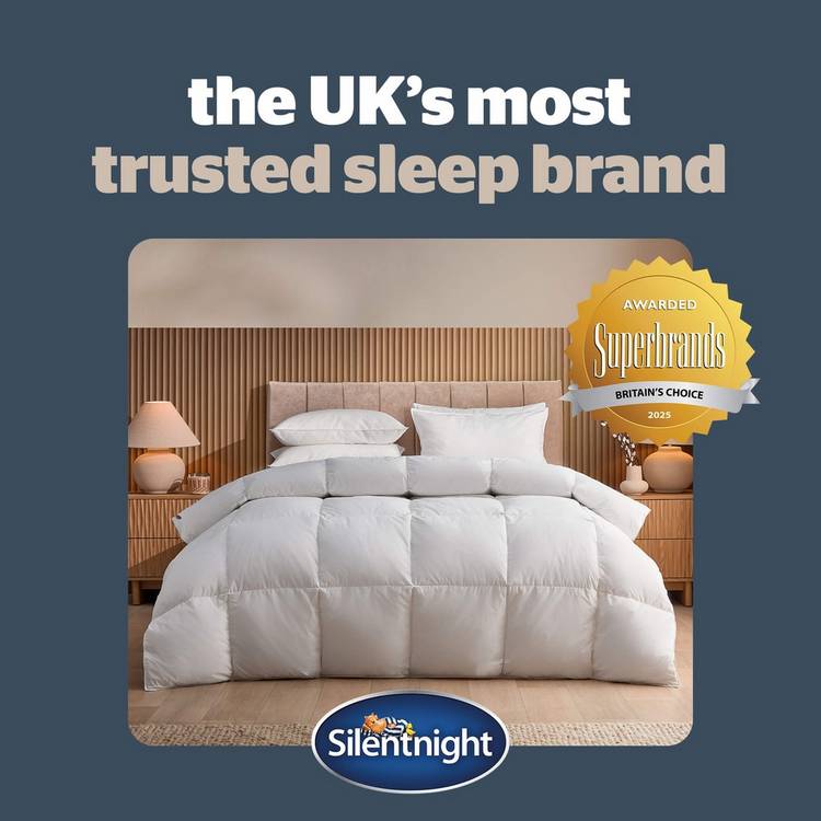 Silentnight duck feather duvet single 10.5 tog, imported from the UK