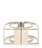 TOM FORD cuff bracelet with geometric cage design - British product