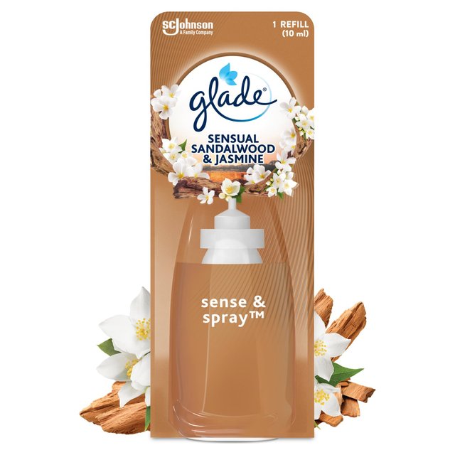 Glade Sense & Spray Refill Sandalwood & Jasmine Air Freshener   18ml