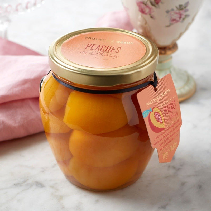 Fortnum's peaches in brandy compote 1100g, UK version