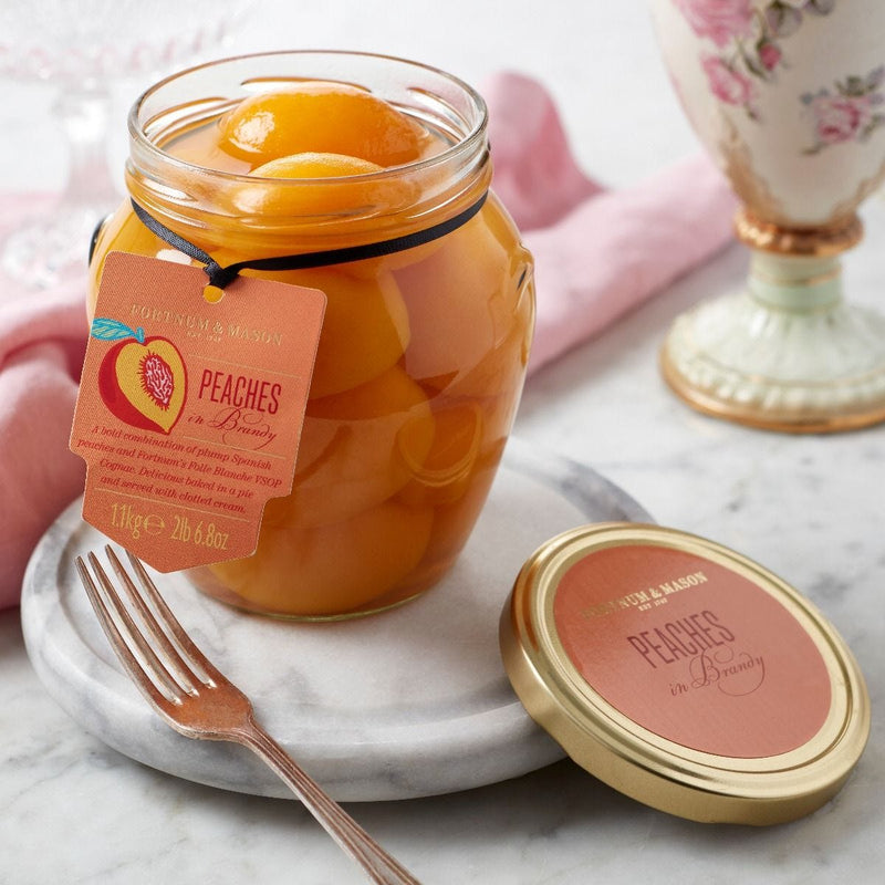 Fortnum's peaches in brandy compote 1100g, UK version