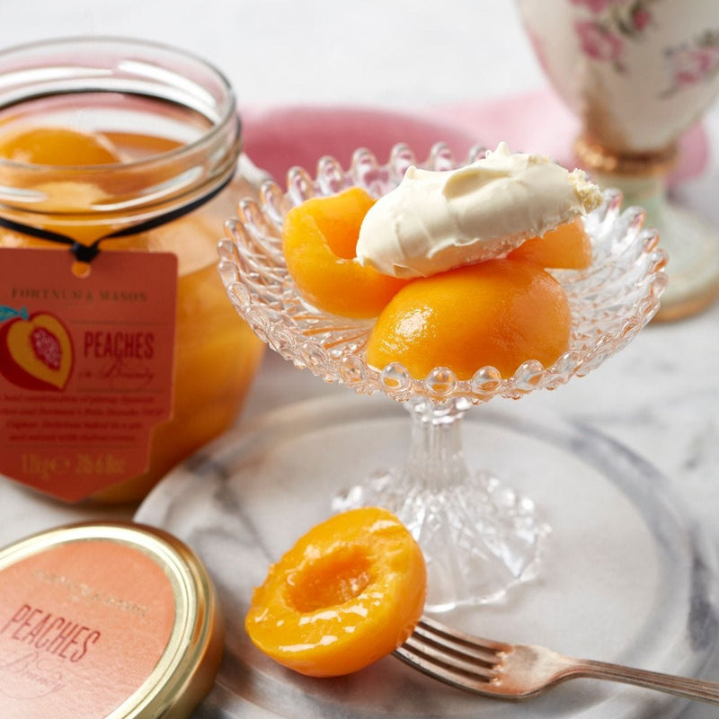 Fortnum's peaches in brandy compote 1100g, UK version