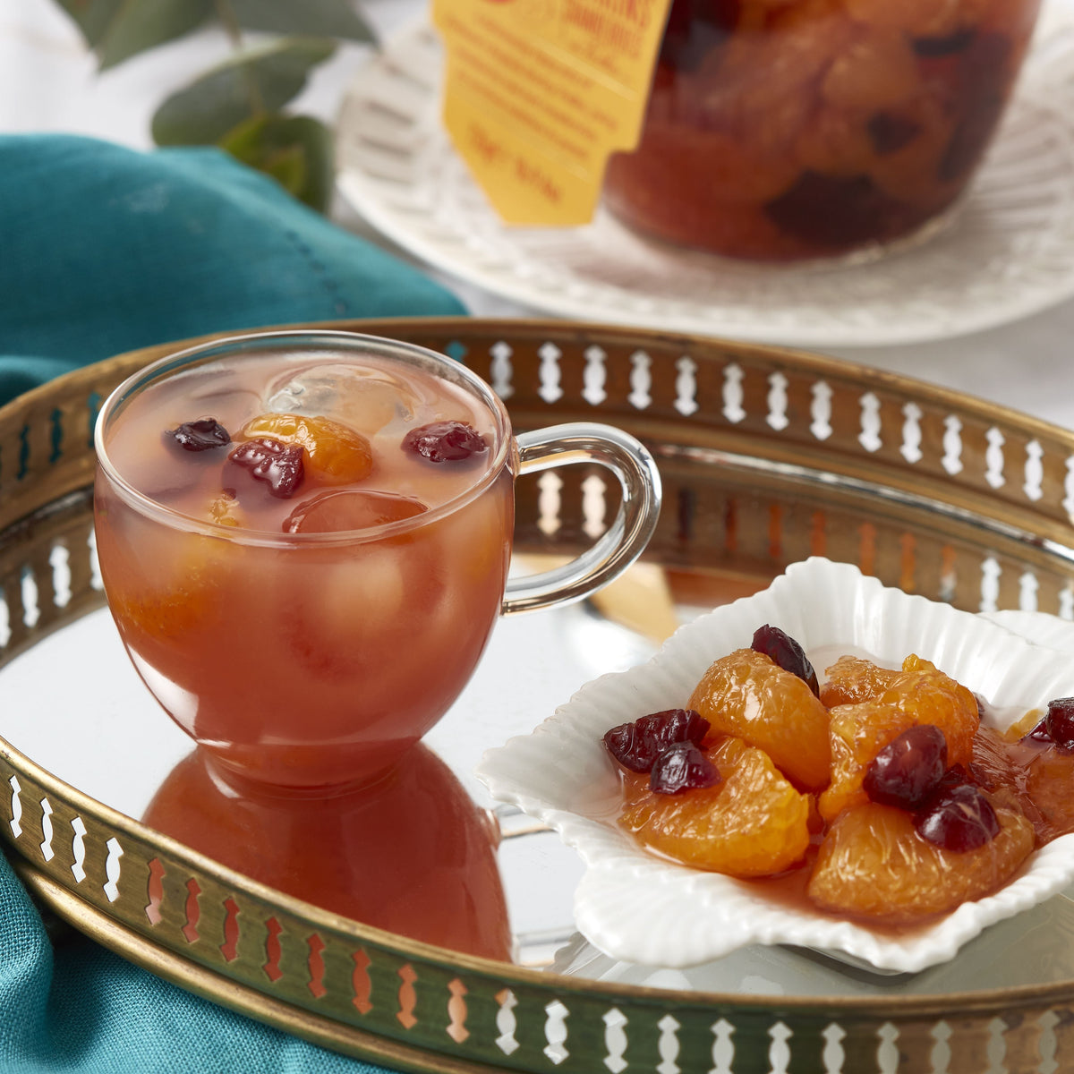 Fortnum's mandarins and cranberries in vodka 600g, UK version