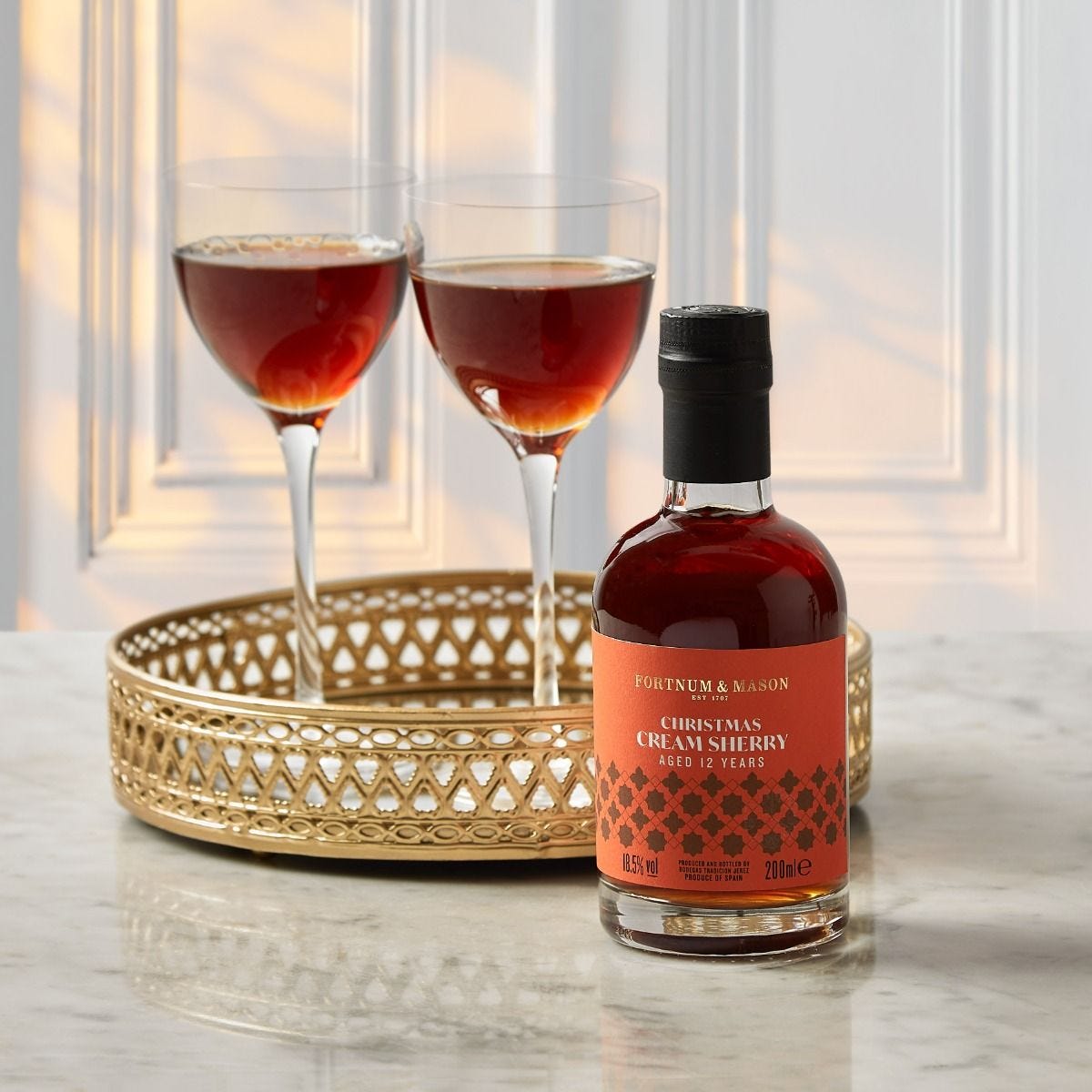 Fortnum's 12 Year Old Christmas Cream Sherry 20cl, UK version