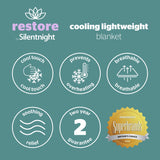 Silentnight Restore Cooling XL blanket 200x200cm (British brand)