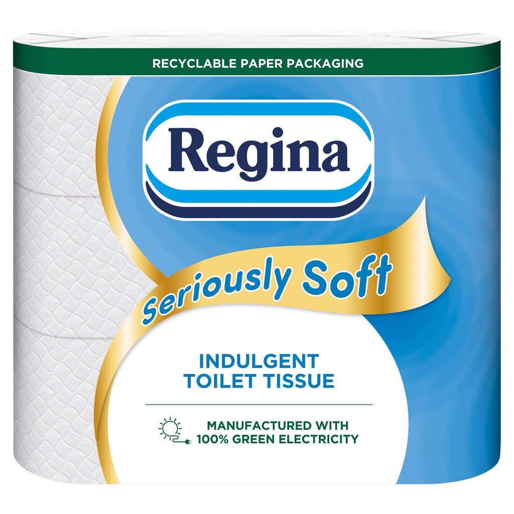 Regina Seriously Soft Indulgent Toilet Tissue Rolls x9