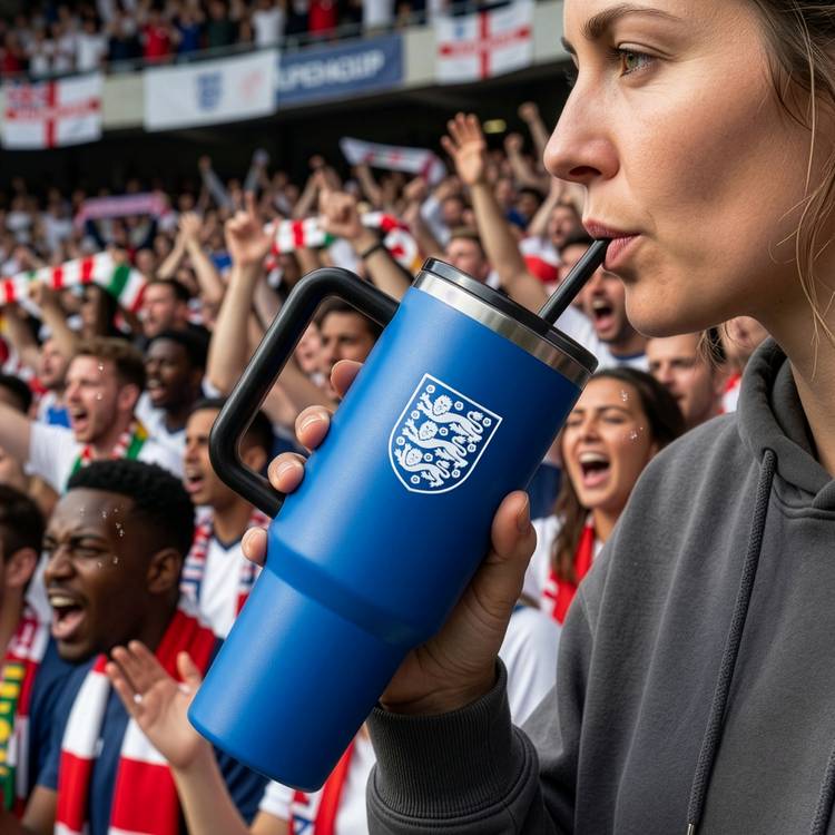 England FA Three Lions thermal flask 1.18L, UK version