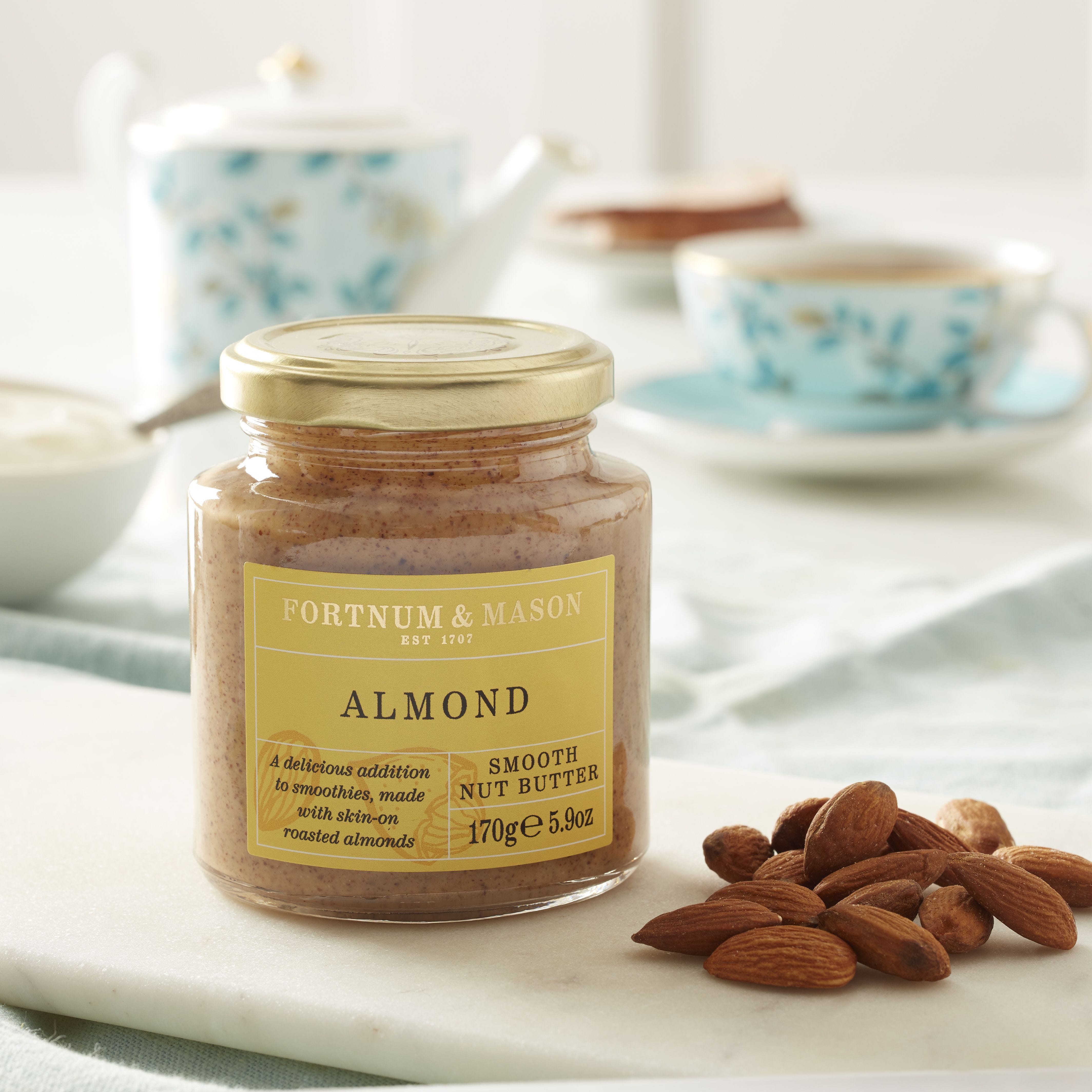 Smooth vegan almond butter 170g (British brand)