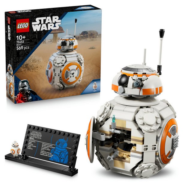 LEGO Star Wars BB-8 building toy 569 pieces, imported from the UK