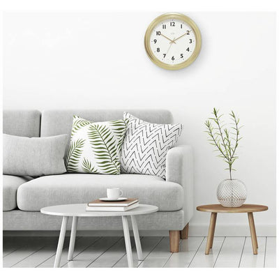 Argos Acctim Clayton Analogue Wall Clock - Gold- Buy online at McGrocer