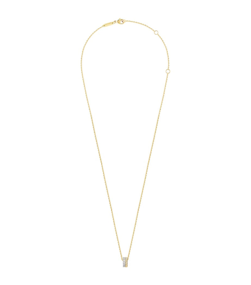 Boucheron Quatre necklace yellow gold diamond-encrusted pendant (British brand)