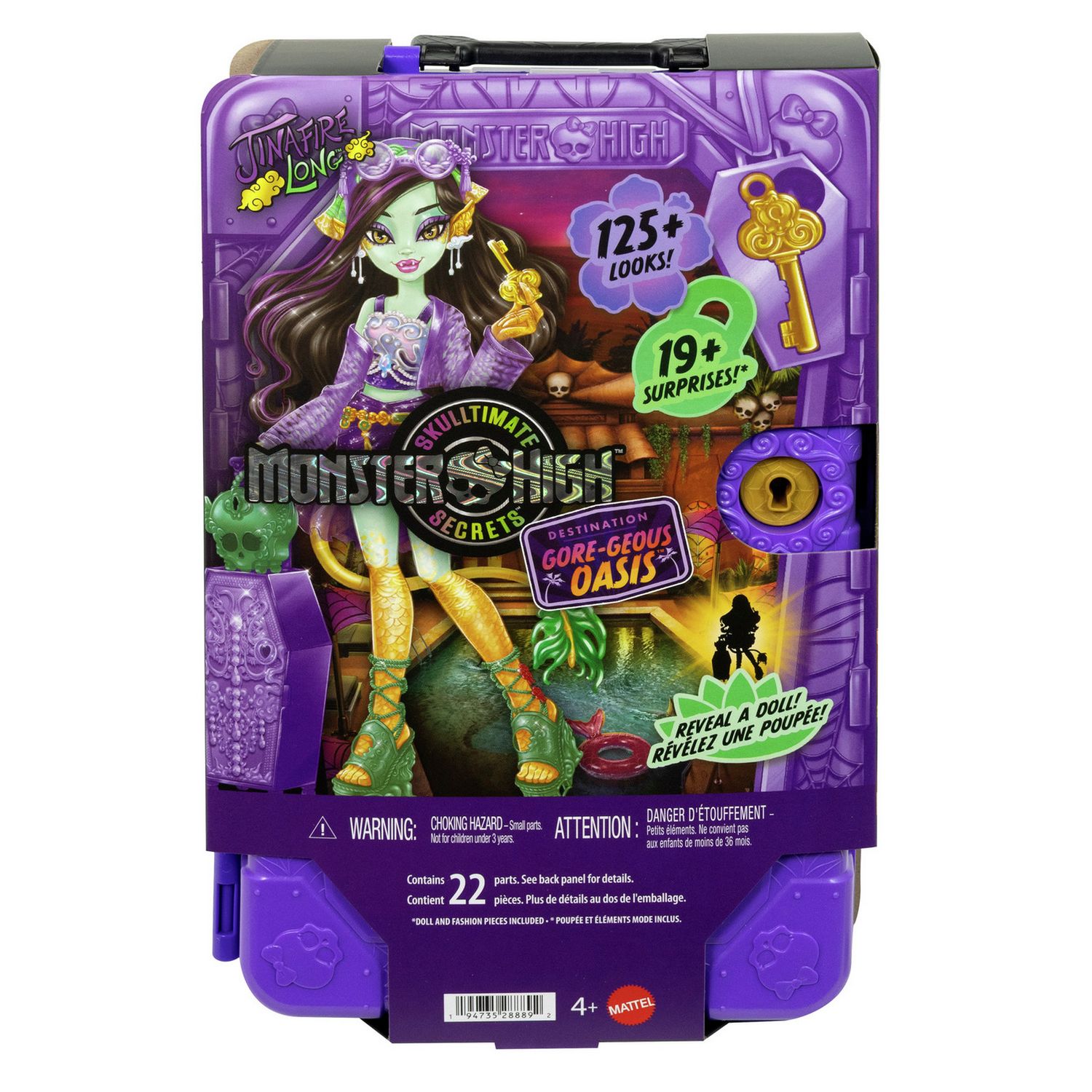 Monster High Skulltimate Secrets Jinafire Long doll playset (British brand)