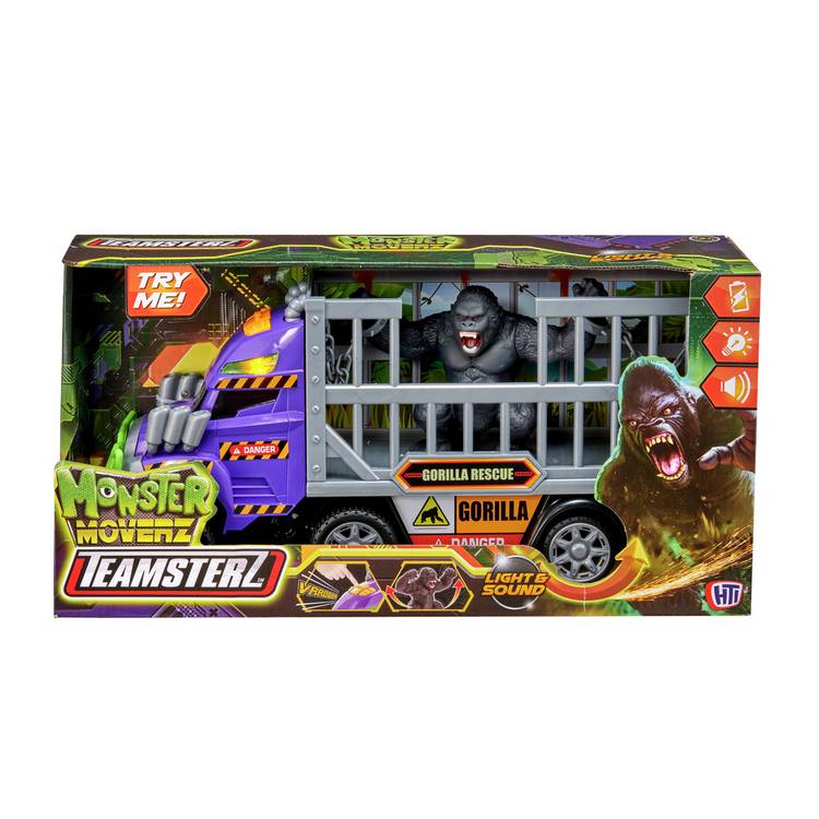 Teamsterz Monster Moverz TruckGorilla Rescue toy vehicle with cage, UK version