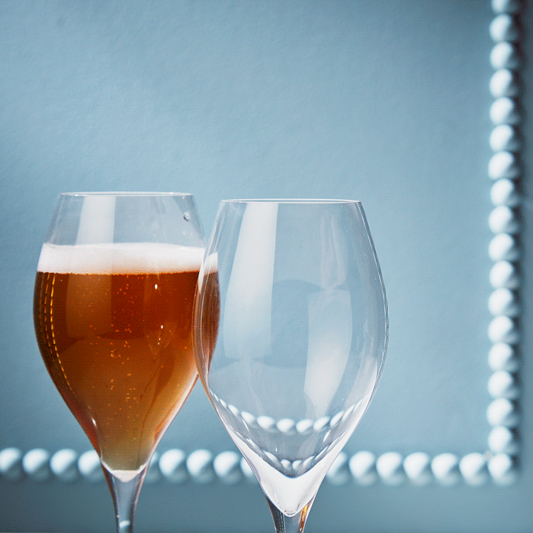 Fortnum's organic sparkling tea 75cl with personalised label, UK version