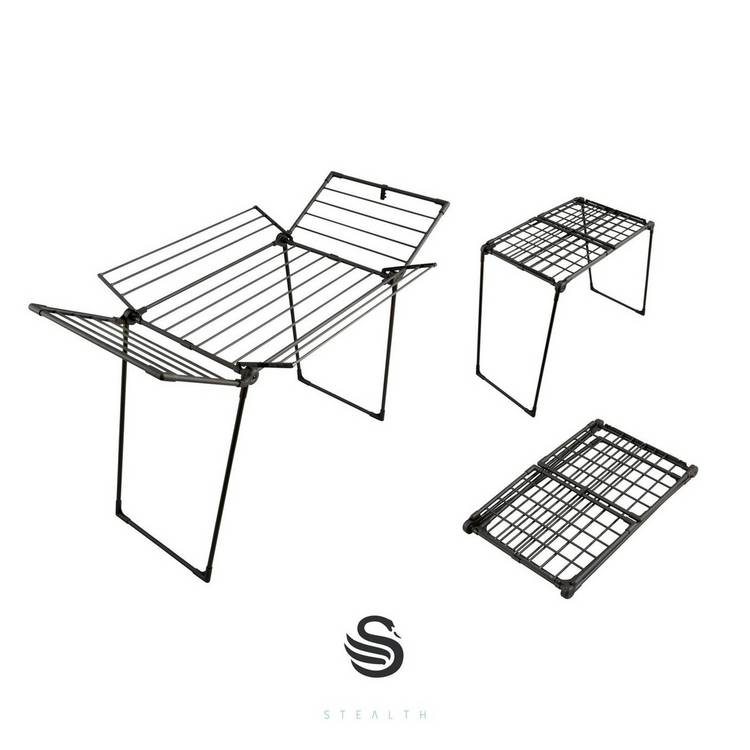 Swan Stealth Winged Jumbo Indoor Airer 19m (British brand)
