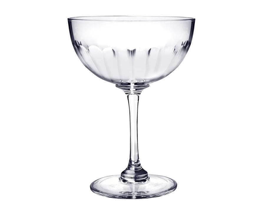 The Vintage List champagne glasses set of 6, imported from the UK