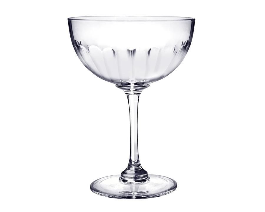 The Vintage List champagne glasses set of 6, imported from the UK