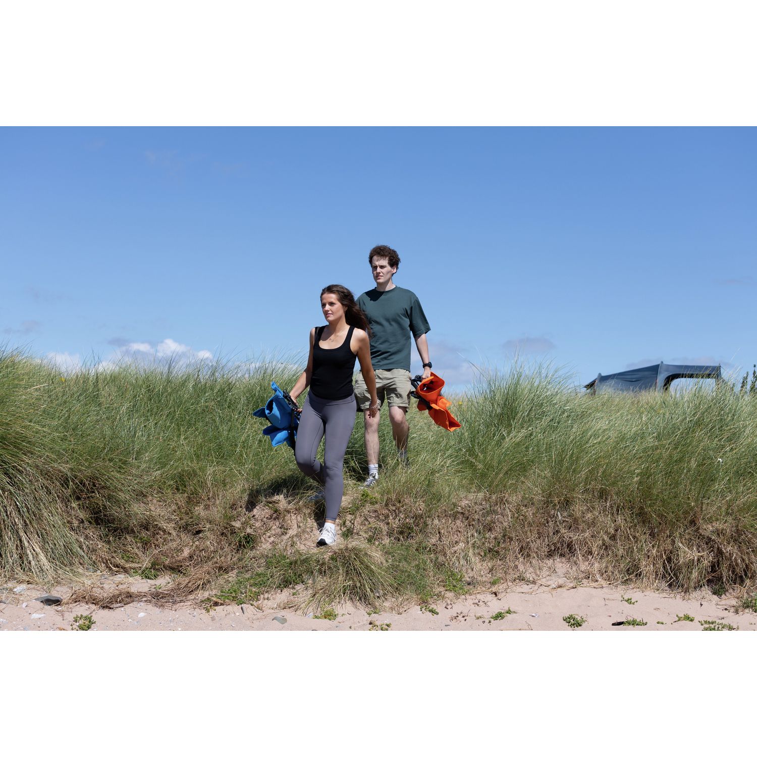 Vango folding beach chair blue (British brand)