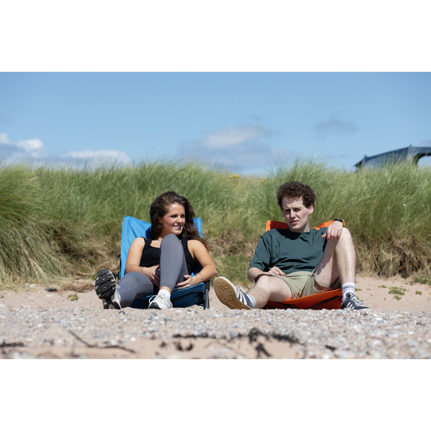 Vango folding beach chair blue (British brand)