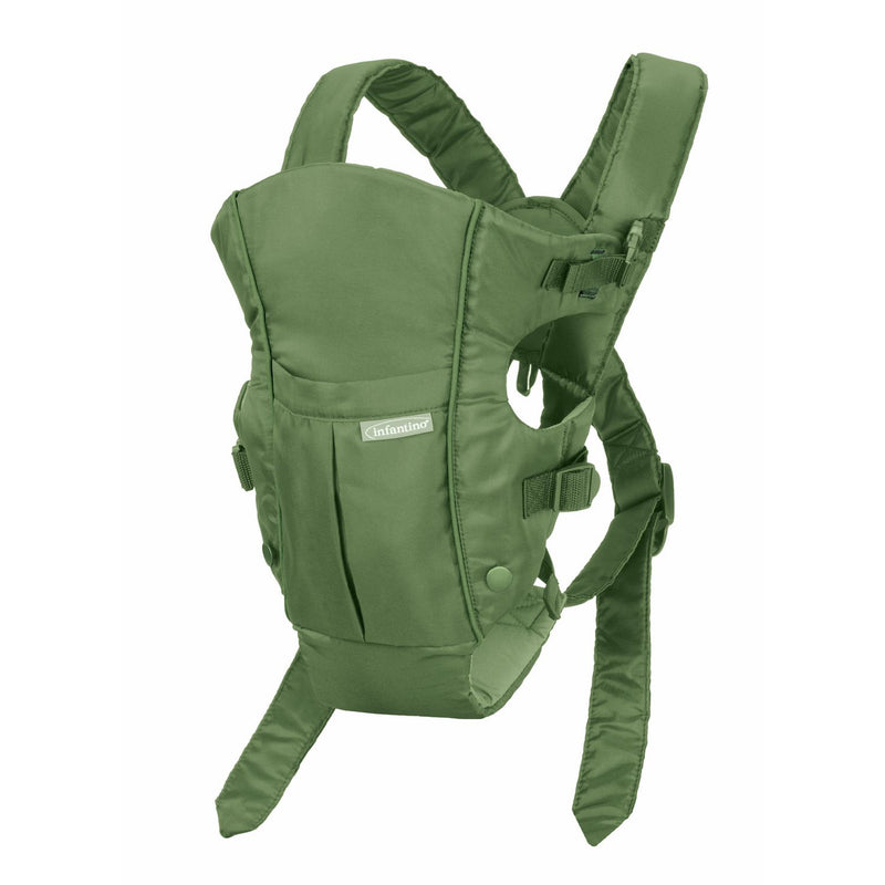 Infantino Swift front and backpack baby carrier Olive, UK version