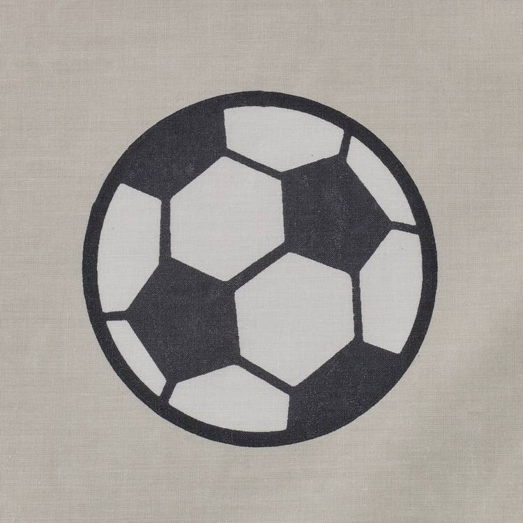Argos Home football blackout curtain grey 168x137cm, imported from the UK