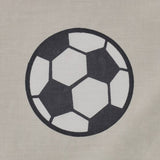 Argos Home football blackout curtain grey 168x137cm, imported from the UK