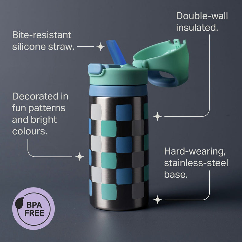 Tommee Tippee toddler flask with straw 355ml, imported from the UK