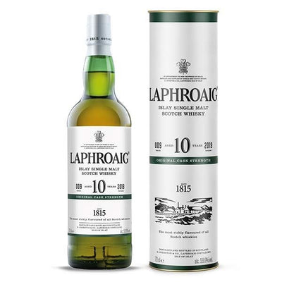 fortnum Laphroaig 10 Year Old Cask Strength Scotch Whisky, 70cl- Buy online at McGrocer