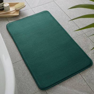 Argos Catherine Lansfield Green Memory Foam Bath Mat 50x80cm- Buy online at McGrocer