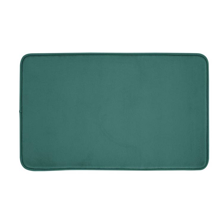 Catherine Lansfield green memory foam bath mat 50x80cm, UK version