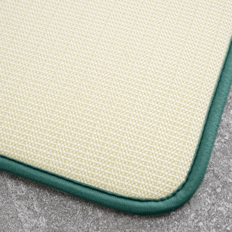 Catherine Lansfield green memory foam bath mat 50x80cm, UK version