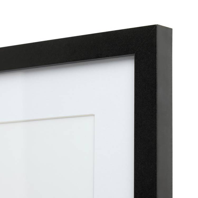 Habitat triple picture frame black 4x6 inches (British brand)