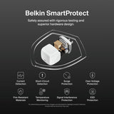 Belkin 65W Compact USB-C Wall Charger White (British brand)