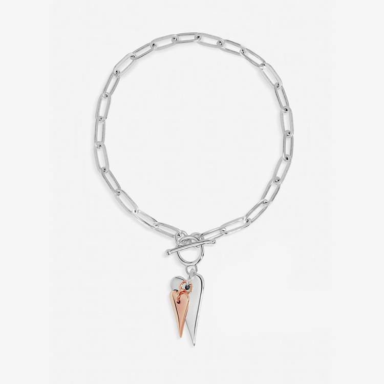 Inicio duotone T-bar bracelet 18cm (British brand)