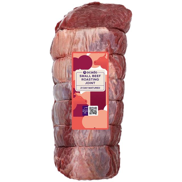 Ocado Small Beef Roasting Joint   Typically: 850g GOODS M&S   