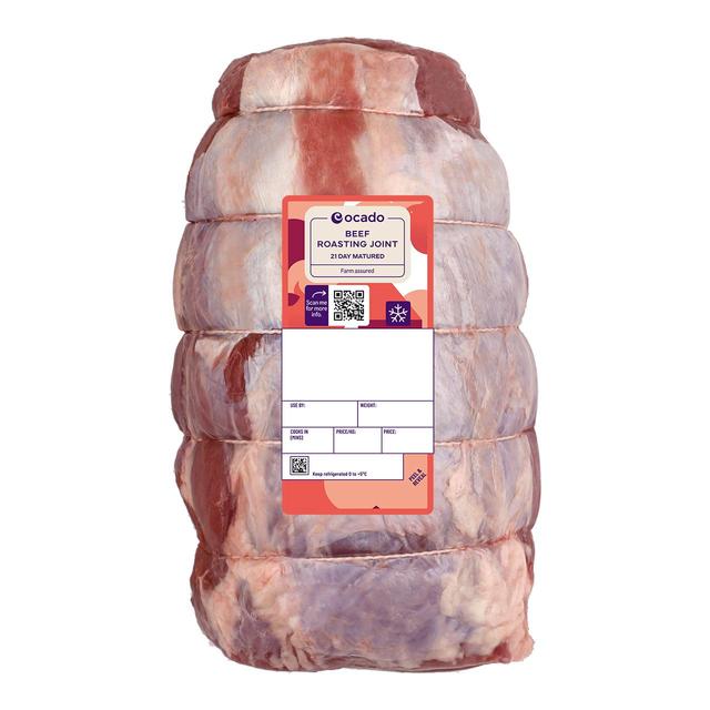 Ocado Medium Beef Roasting Joint   Typically: 1.25kg