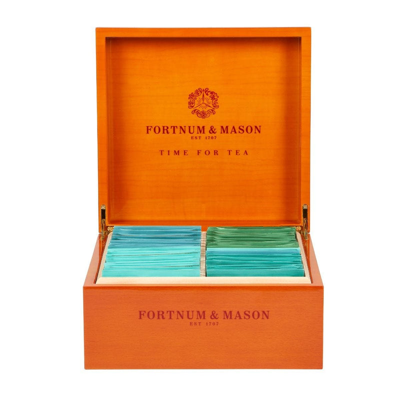 Fortnum's wooden restaurant tea box 60 teabags, UK version
