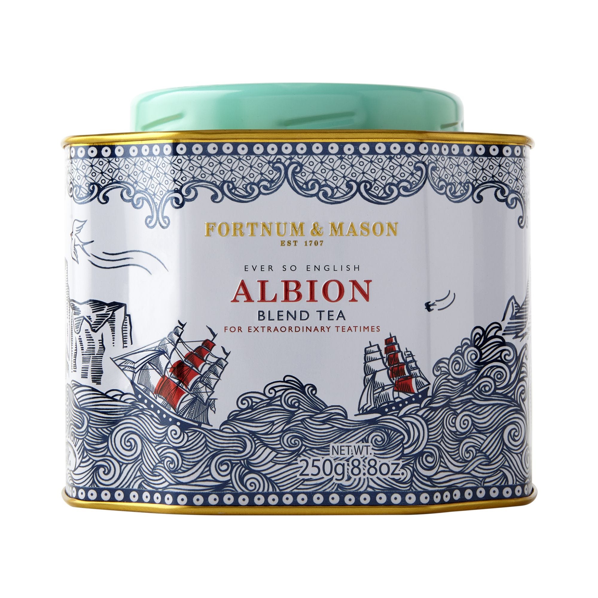Fortnum & Mason Albion Blend Tea 250g tin, imported from the UK