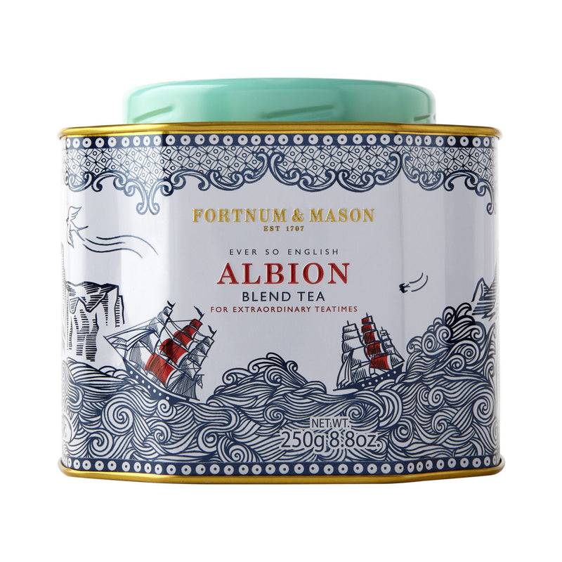 Fortnum & Mason Albion Blend Tea 250g tin, imported from the UK