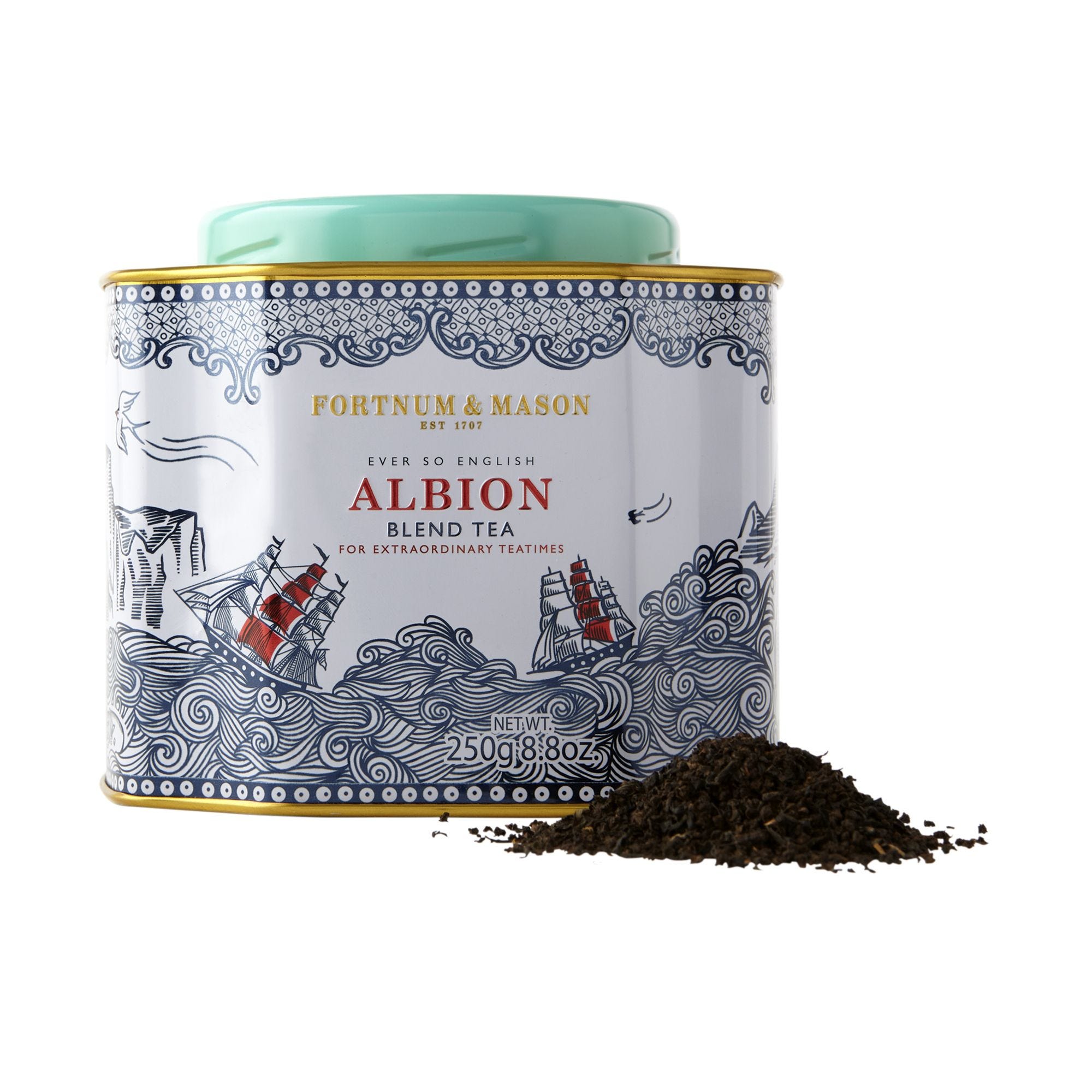 Fortnum & Mason Albion Blend Tea 250g tin, imported from the UK