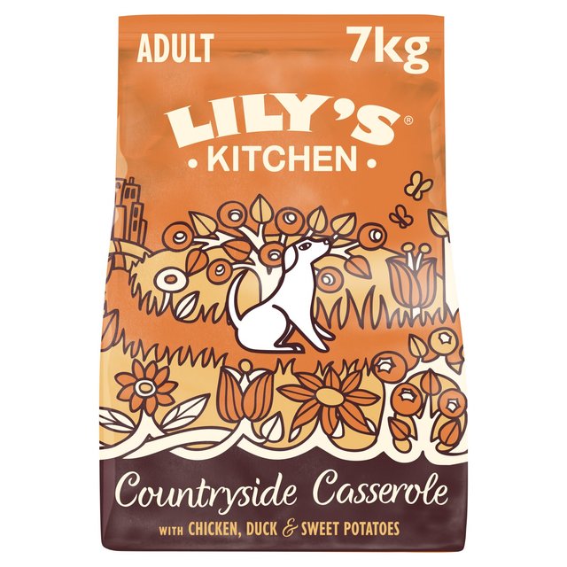 Lily's Kitchen Dog Chicken & Duck Countryside Casserole Adult Dry Food   7kg